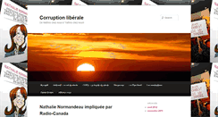 Desktop Screenshot of corruptionliberale.com